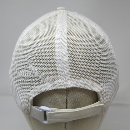 Pukka Baseball Cap White One Size Albertsons Boise Open Golf Mesh Slideback Hat