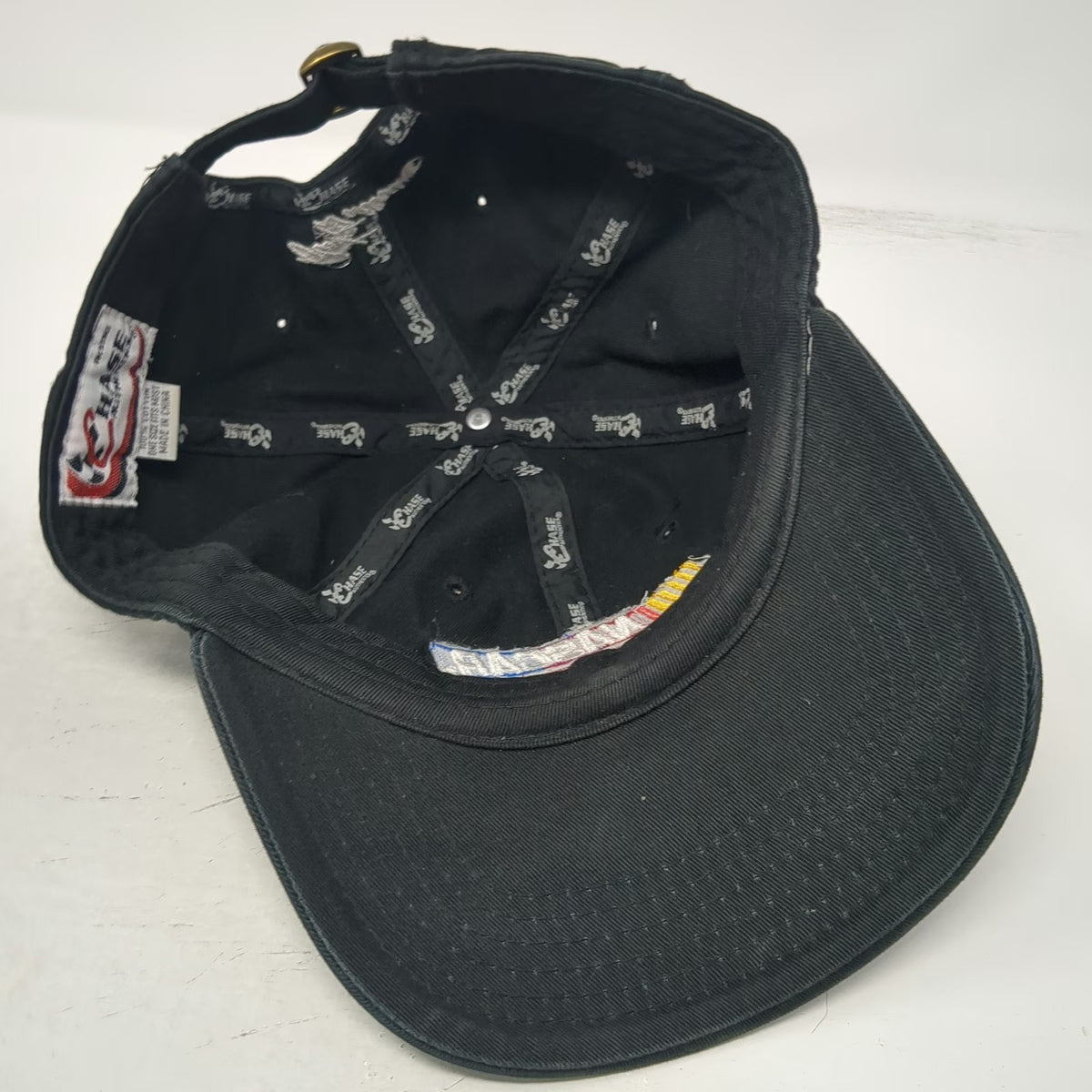 Chase Authentics Baseball Cap Black One Size NASCAR ESPN Rusty Wallace Hat