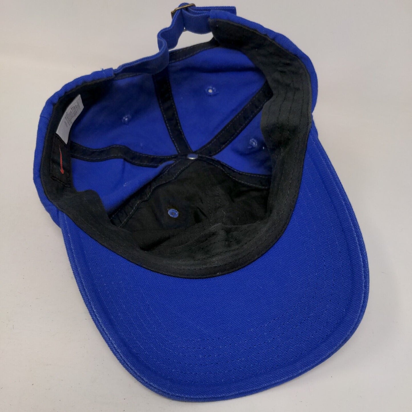 Nike Slideback Hat Blue OSFA Embroidered Solid 6 Panel Vent Holes