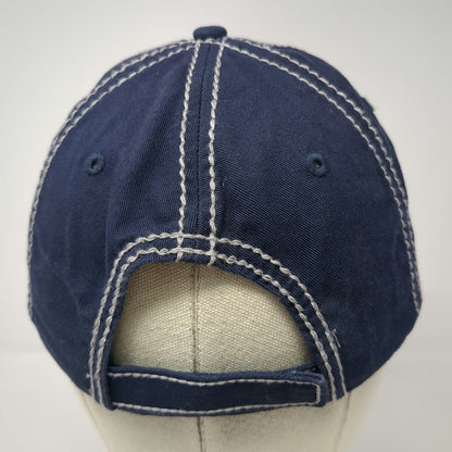 H3 Headwear Ford Baseball Cap Blue One Size Flag Graphic Contrast Stitching Hat
