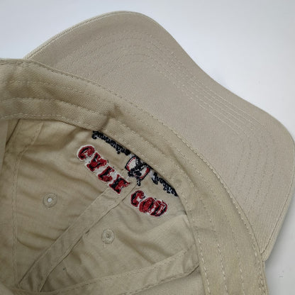 Cuffys Baseball Cap Beige One Size Cape Cod Summertime Tradition Slideback Hat