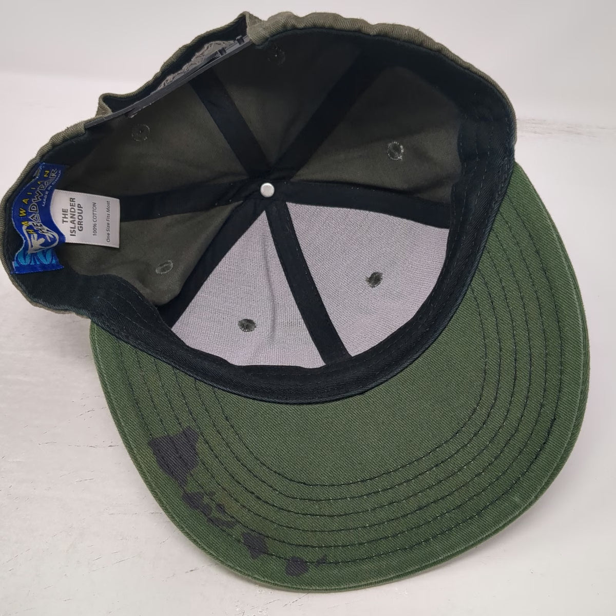 Hawaii Rainbow Warriors NCAA Hawaiian Headwear Snapback Green OSFM Hat Tribal