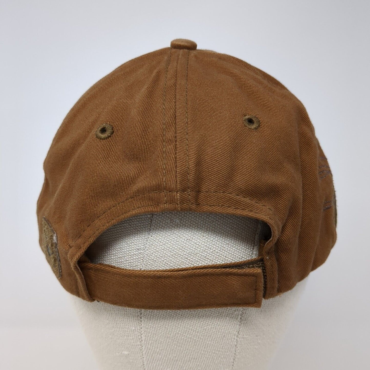 Great River Energy Strapback Hat Brown OS Adjustable Wildlife Series Dri-Duck