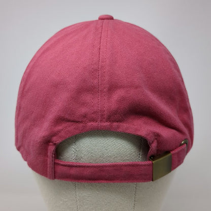 Sansegal Baseball Cap Red One Size Lake Tahoe CA Adjustable Slideback Cotton hat