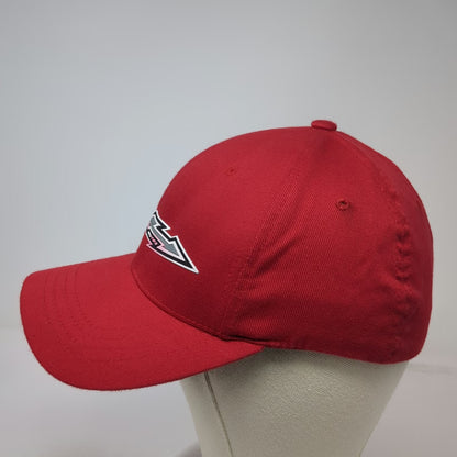 Flexfit Baseball Cap Red M Stretch Fit Embroidered Style Graphic Logo hat