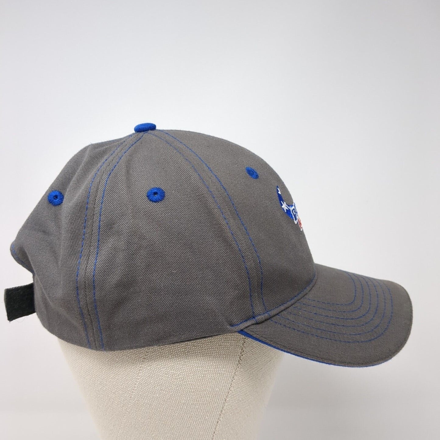 Patriot Night Strapback Hat Gray One Size CNR Caldwell Night Rodeo