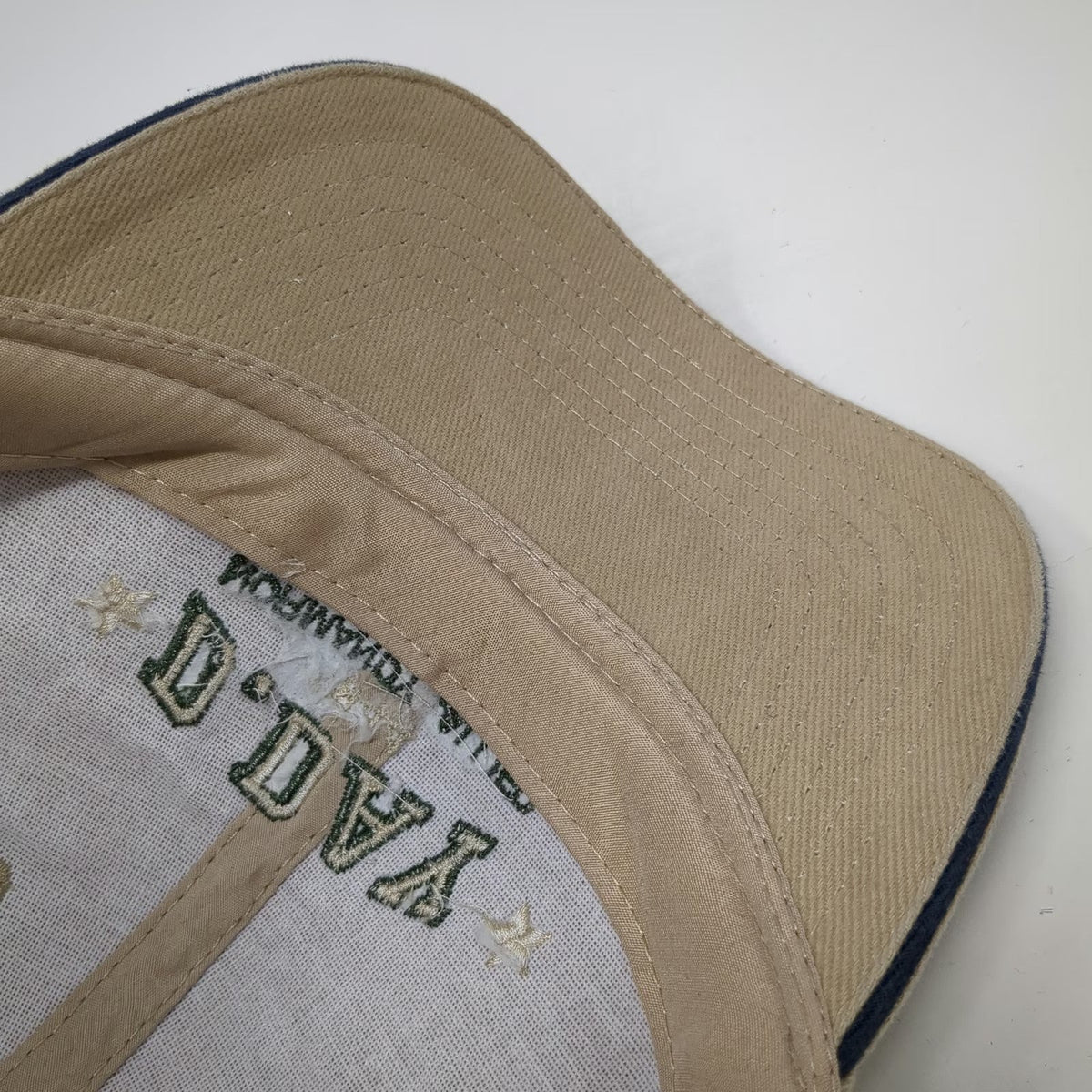Atlantis Baseball Cap Beige One Size D Day Normandy Allied Landings Hat Stars