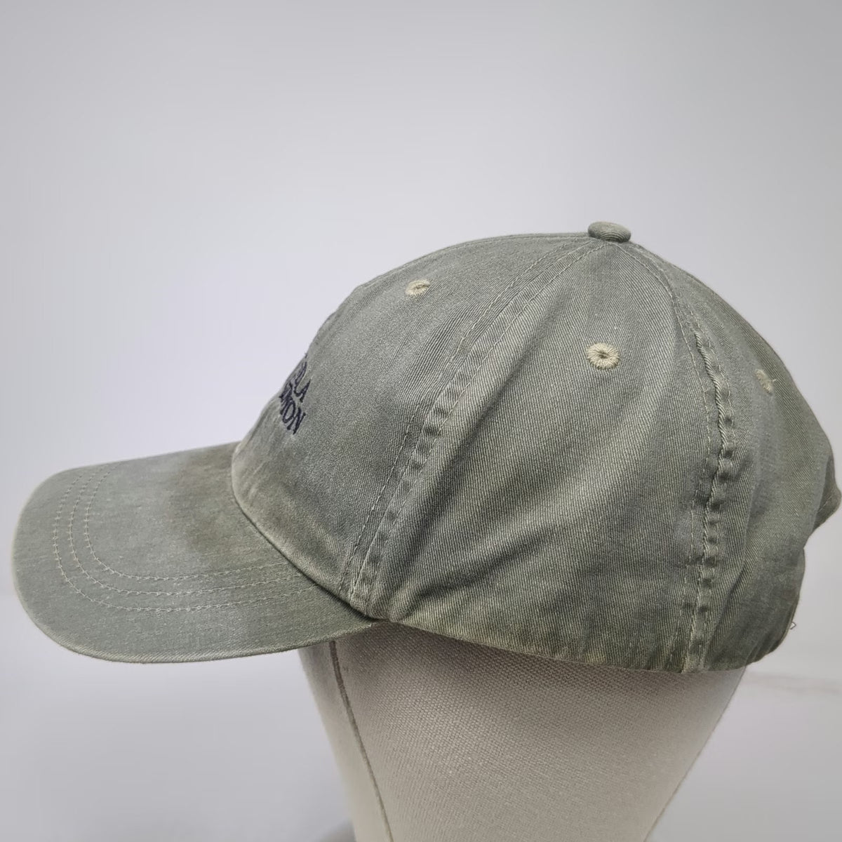 Fahrenheit Baseball Cap Green One Size Madera Canyon Bird Embroidered Strap Hat