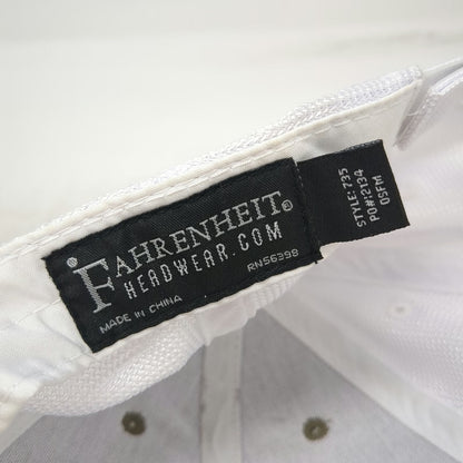 Fahrenheit Baseball Cap Brown White One Size Mesh Strapback Machine Shop Hat