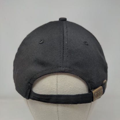 CAT Slideback Hat Black One Size Adjustable Embroidered Vent Holes
