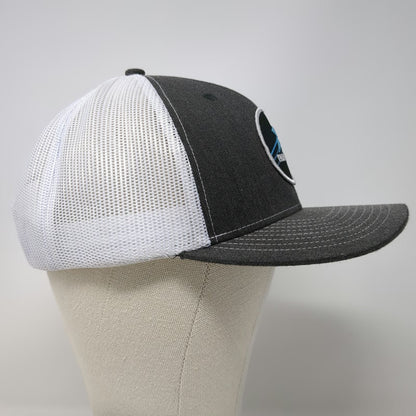 Gray White Blue Trucker Hat One Size THORWallet Founder Edition Snapback Mesh