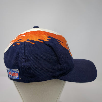 Logo Athletic Chicago Bears Snapback Blue Hat OS Splash NFL Pro Line Vintage