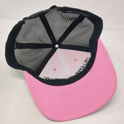 Richardson Ditch Witch of The Rockies Pink Black Trucker Hat One Size Snapback