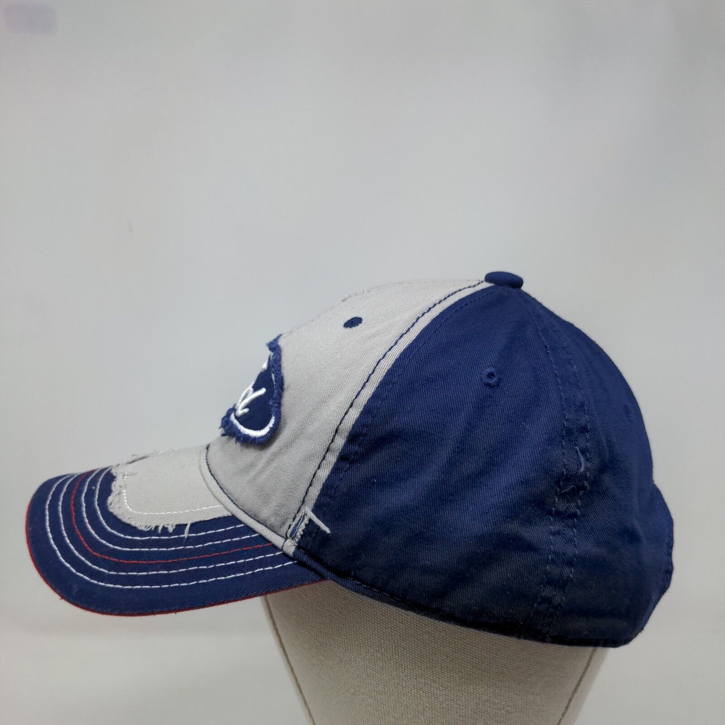 Ford Snapback Hat Multicolor One Size Adjustable Distressed Vented Holes 6 Panel