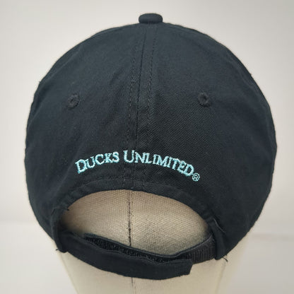Ducks Unlimited Baseball Cap Black One Size Strapback Embroidered Outdoor Cap