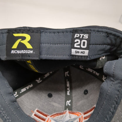 Ridgevue Fitted Hat Black Small-Medium Embroidered Richardson 6 Panel