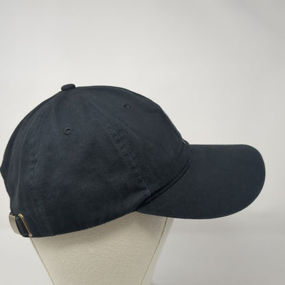Exclamation Slideback Baseball Cap Black One Size Adjustable 6 Panel Queensboro