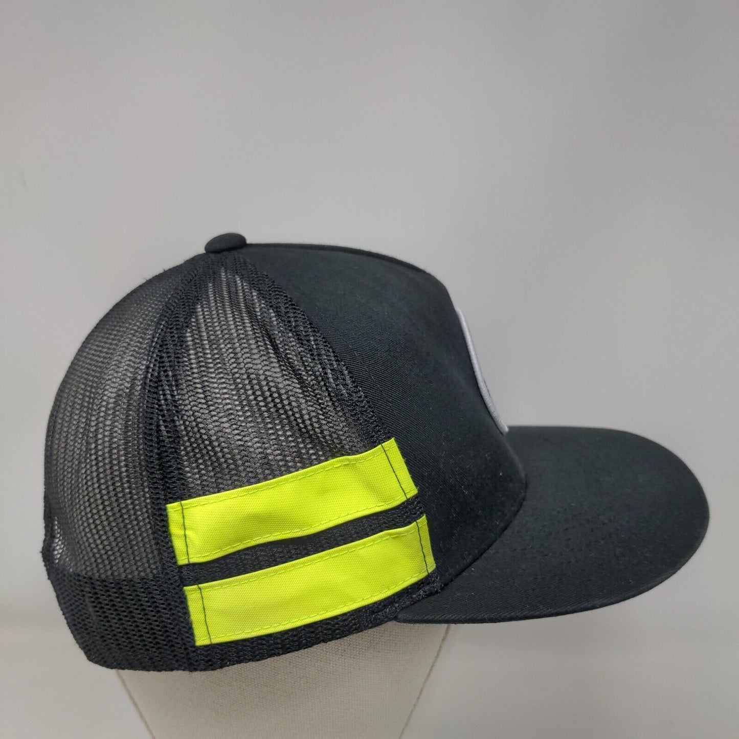 Hurley Snapback Mesh Back Trucker Hat Black One Size Adjustable Yupoong