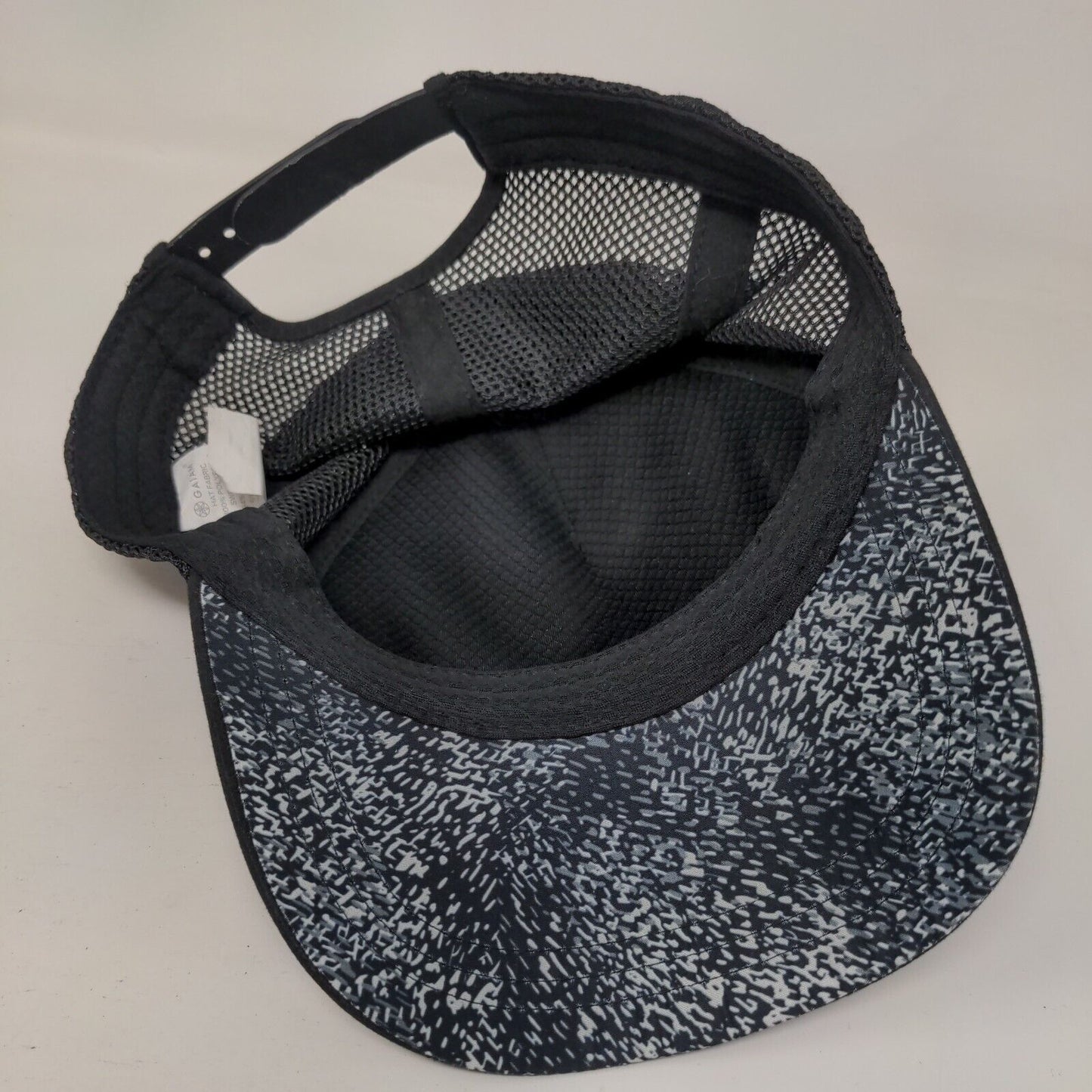 Gaiam Snapback Mesh Back Trucker Hat Black One Size Solid Adjustable