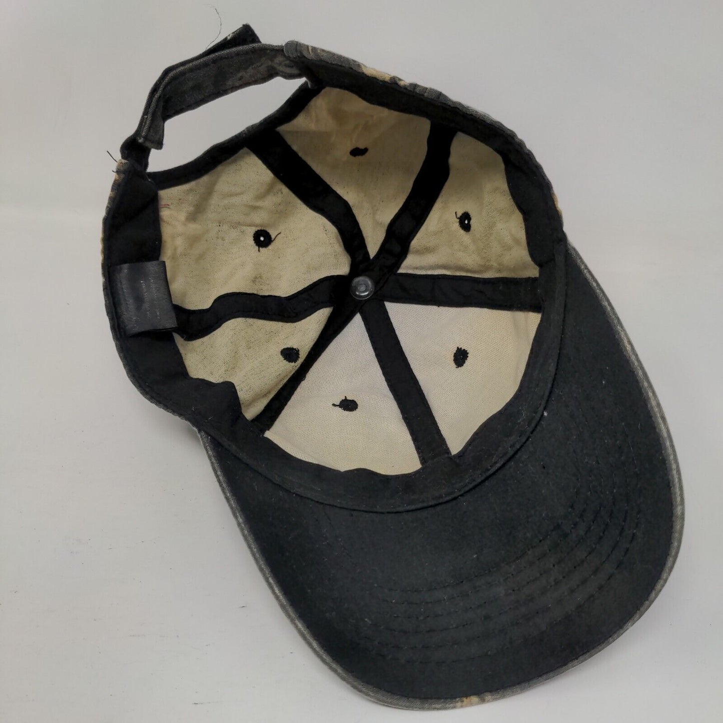 Signatures Strapback Hat Camo OSFM Adjustable 6 Panel Vent Holes