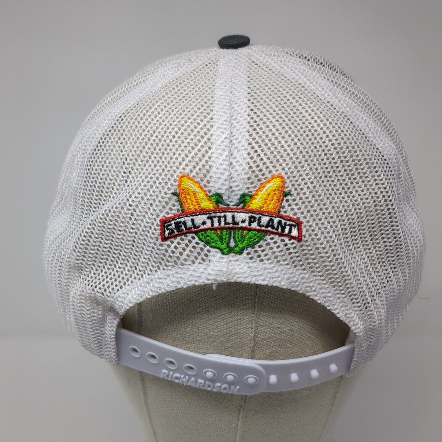 Toolson Sell Till Plant Snapback Trucker Hat Gray OS Adjustable Mesh Richardson