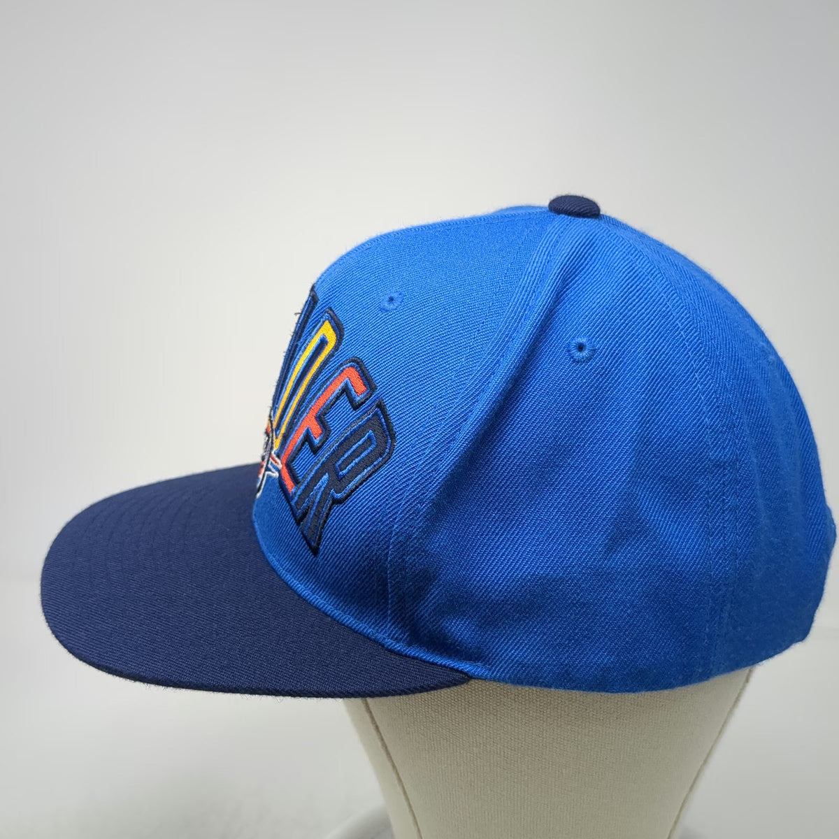 Mitchell & Ness Oklahoma City Thunder NBA Snapback Blue One Size Flat Brim Hat