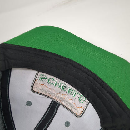 Scheels Snapback Gray One Size Hat Rope Detail Green Undervisor Mountain Patch