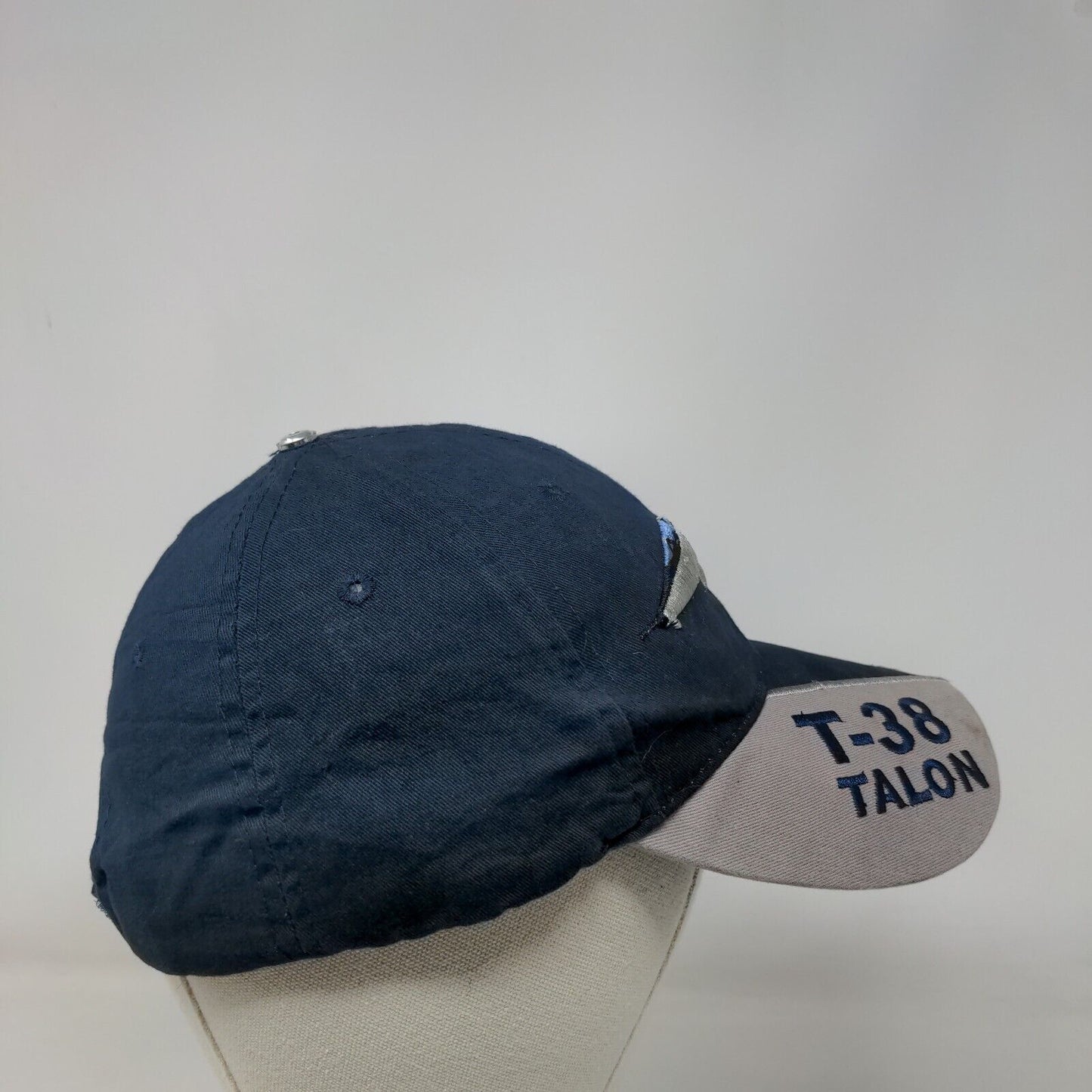 U.S. Air Force T-38 Talon Strapback Hat Blue OSFM Embroidered Eagle Crest