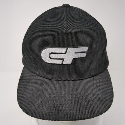 Consolidated Freightways Snapback Rope Hat Black One Size Corduroy