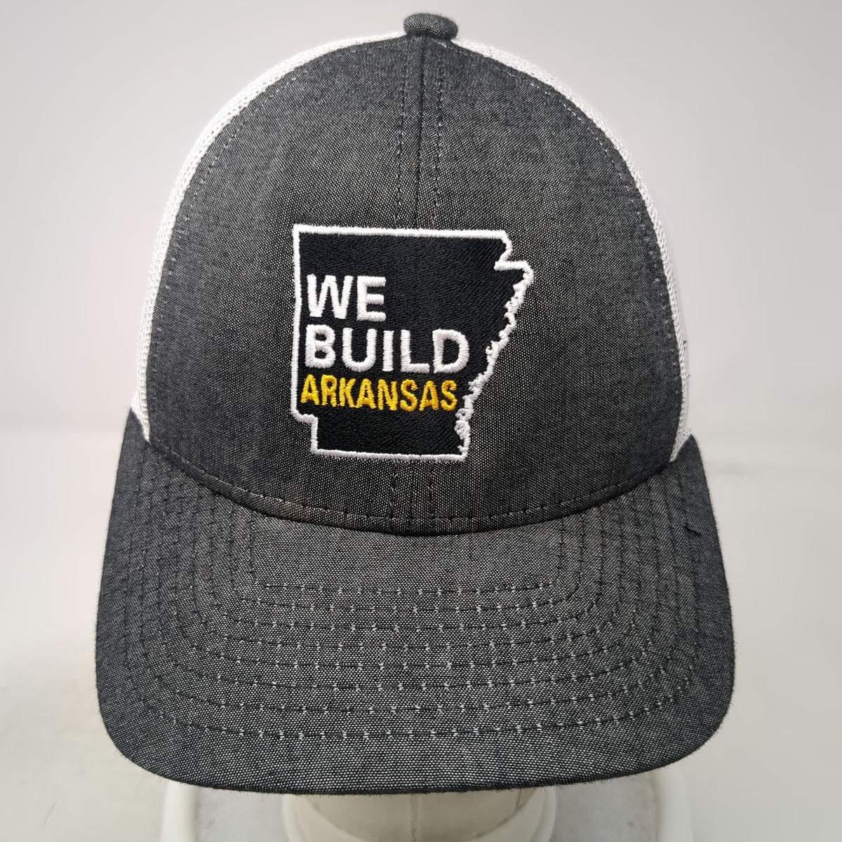 Outdoor Cap Riggs Cat Arkansas Hat Gray Baseball Cap One Size Mesh Slideback