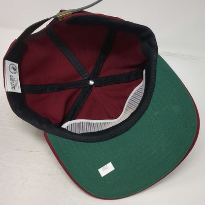 Rocky Mtn Elk Foundation 15th Anniversary Hat Red Trucker Slideback Vintage