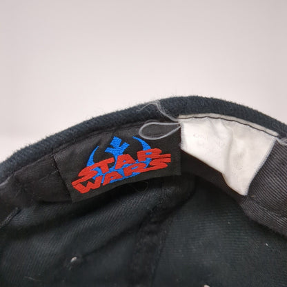 Star Wars Snapback Hat Black One Size Adjustable Embroidered Vented Holes