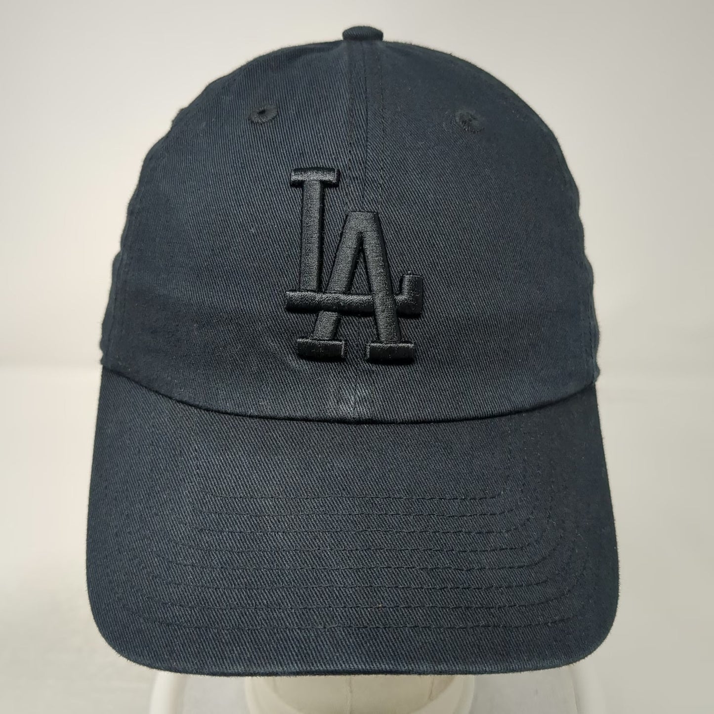 Fan Favorite Los Angeles Dodgers MLB Black Baseball Cap One Size Tonal Logo Hat