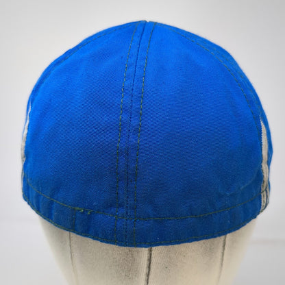 Landry Cap Baseball Cap Blue 7 1/8 Geometric Stripe Fitted USA Made Hat Vintage