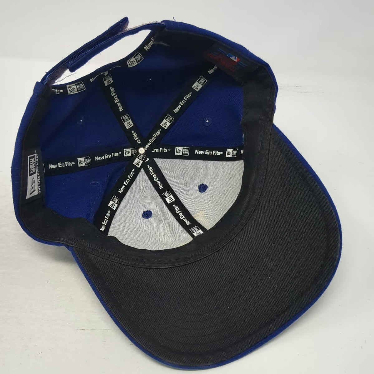New Era Los Angeles Dodgers MLB Baseball Cap Blue One Size Strapback Hat Logo