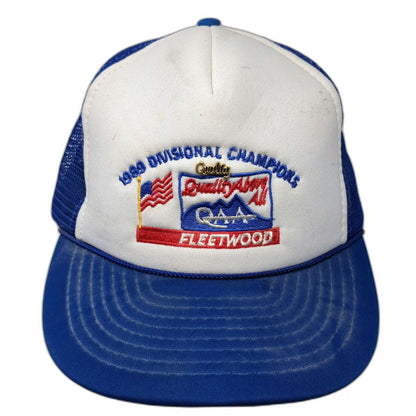 Otto Trucker Hat Blue One Size Fleetwood 1989 Divisional Champions Mesh Back