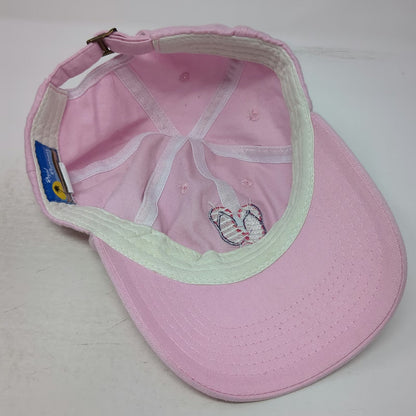 Royal Resortwear Baseball Cap Pink One Size Cape May Flip Flops Slideback Hat