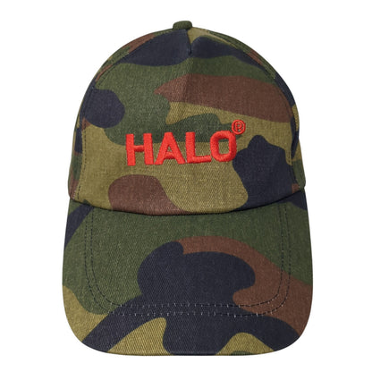 Halo Baseball Cap Multicolor One Size Adjustable Embroidered Camouflage 6 Panel