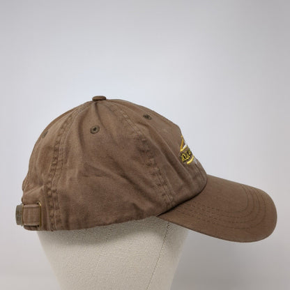 Mollie Kathleen Gold Mine Slideback Hat Brown One Size Cripple Creek