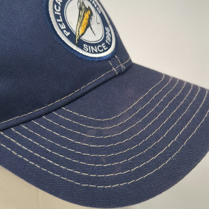 Pelican Brewing Baseball Cap Blue One Size Mesh Back Patch Born at the Beach Hat