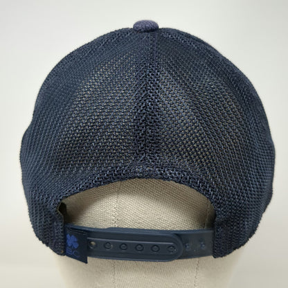 Black Clover Baseball Cap Blue One Size Idaho Live Lucky Mesh Snapback Hat Golf