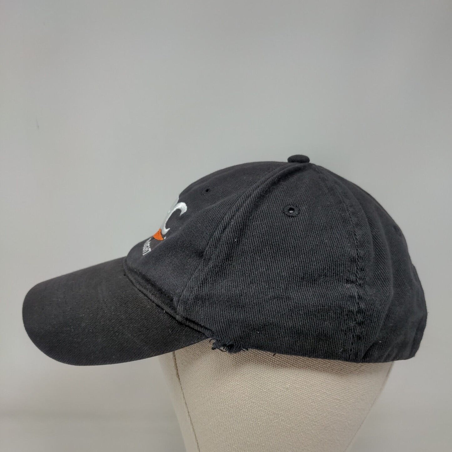YRC Freight Slideback Hat Black One Size Adjustable Embroidered 6 Panel Anvil