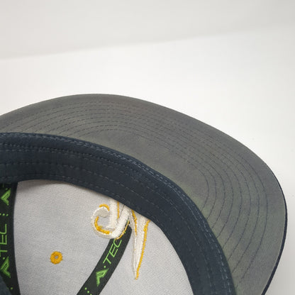 M Warriors Fitted Hat Blue 7 3/8 Embroidered Logo Pacific Headwear