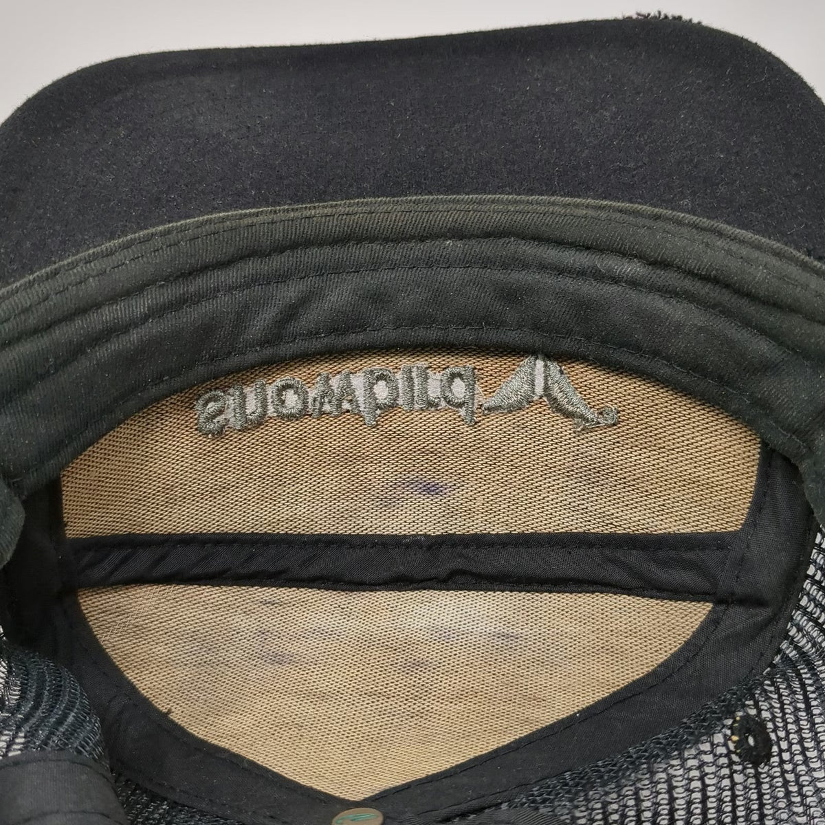 Snowbird Trucker Hat Black One Size 5 Panel Mesh Snapback Ski Resort Utah Logo