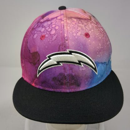 New Era Los Angeles Chargers NFL Snapback Hat Pink One Size Crucial Catch 9FIFTY
