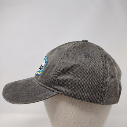 Sweden Strapback Hat Gray OSFA Adjustable Embroidered 6 Panel Polyester