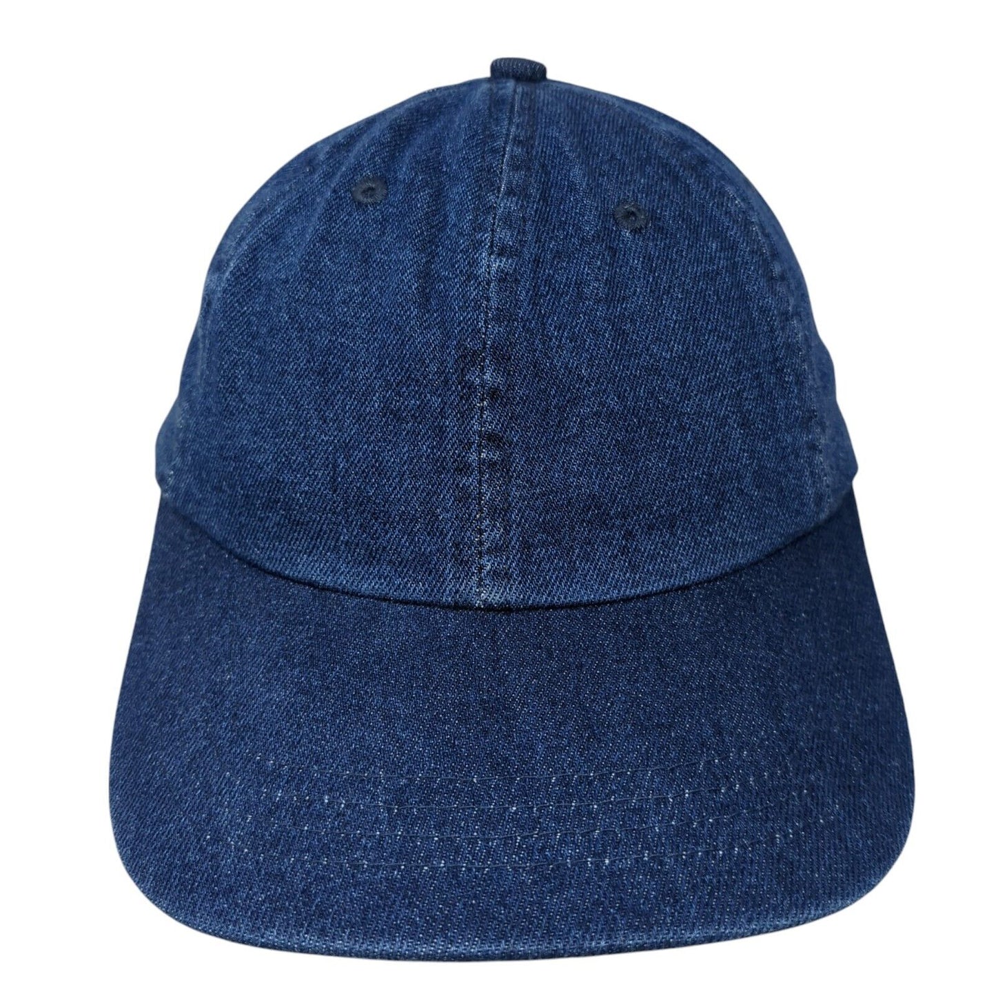 Unbranded Slideback Hat Blue Denim One Size Adjustable 6 Panel Blank