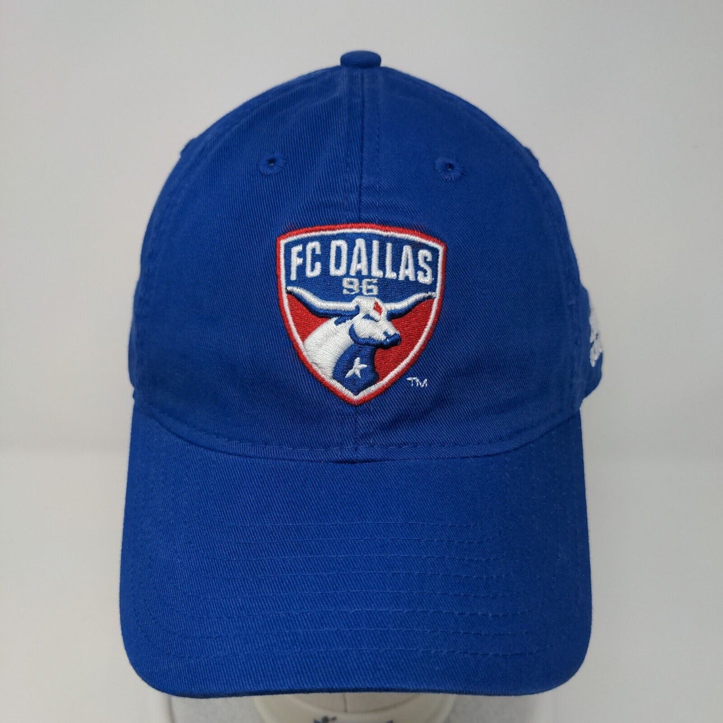 FC Dallas 96 Adidas Slideback Hat Blue OSFA MLS Soccer League Embroidered Logo