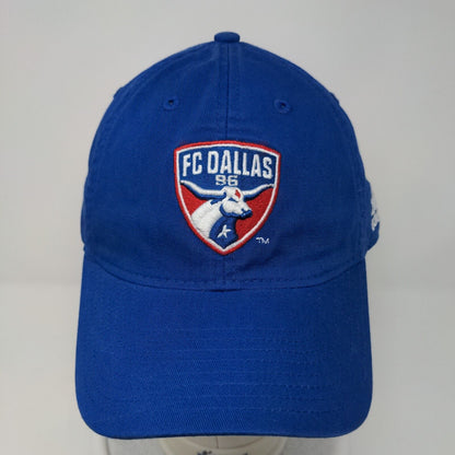 FC Dallas 96 Adidas Slideback Hat Blue OSFA MLS Soccer League Embroidered Logo