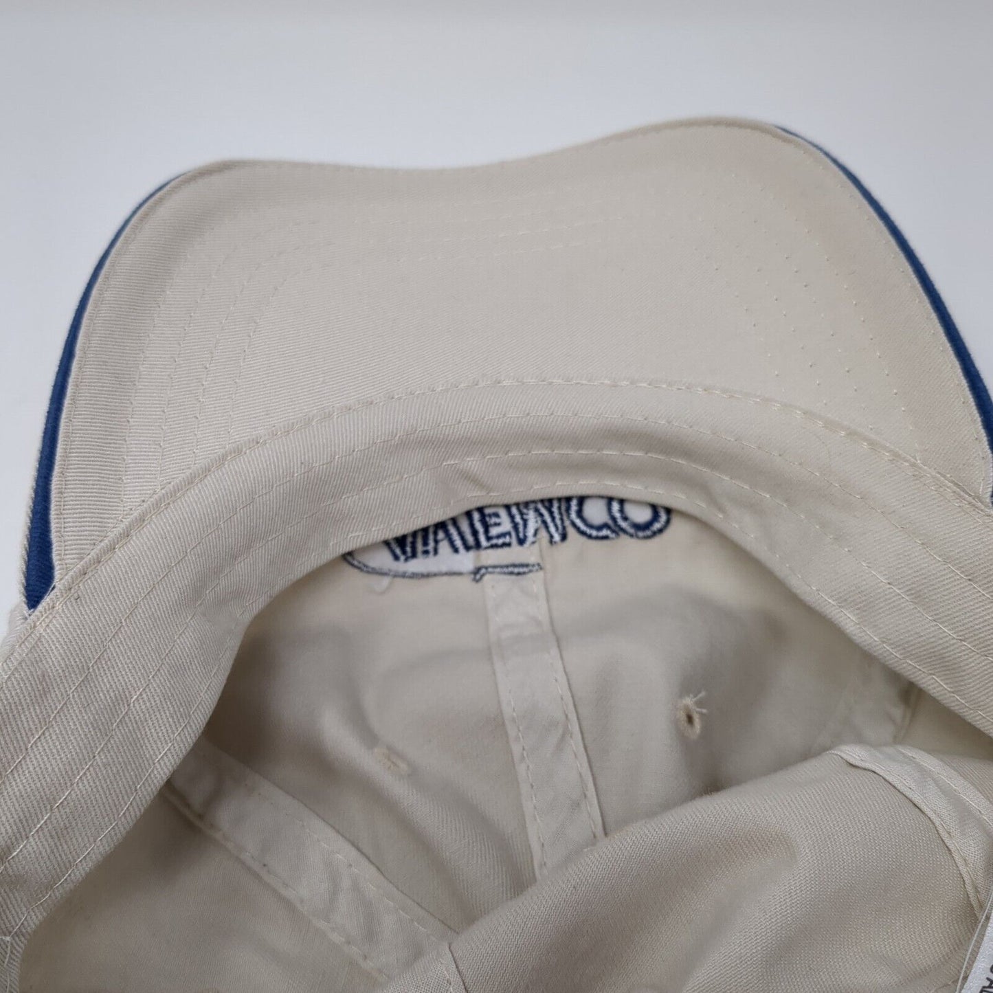Avemco Strapback Hat Tan One Size Adjustable Embroidered 6 Panel Imperial